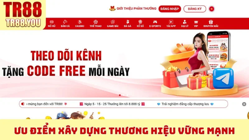 Ưu điểm xây dựng thương hiệu vững mạnh